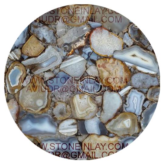 agate slab table top